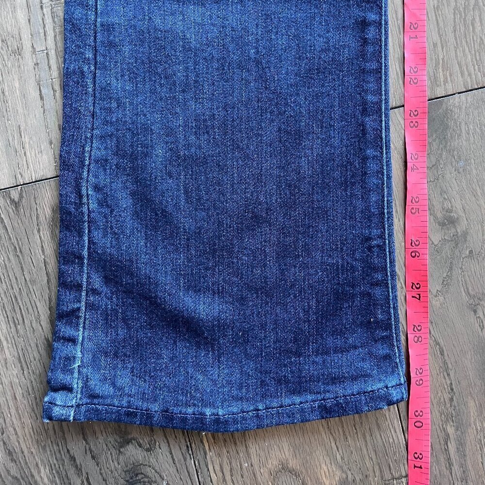 Paige Manhattan Bootcut Jeans Mid Rise Dark Wash Size 25 - Picture 7 of 7